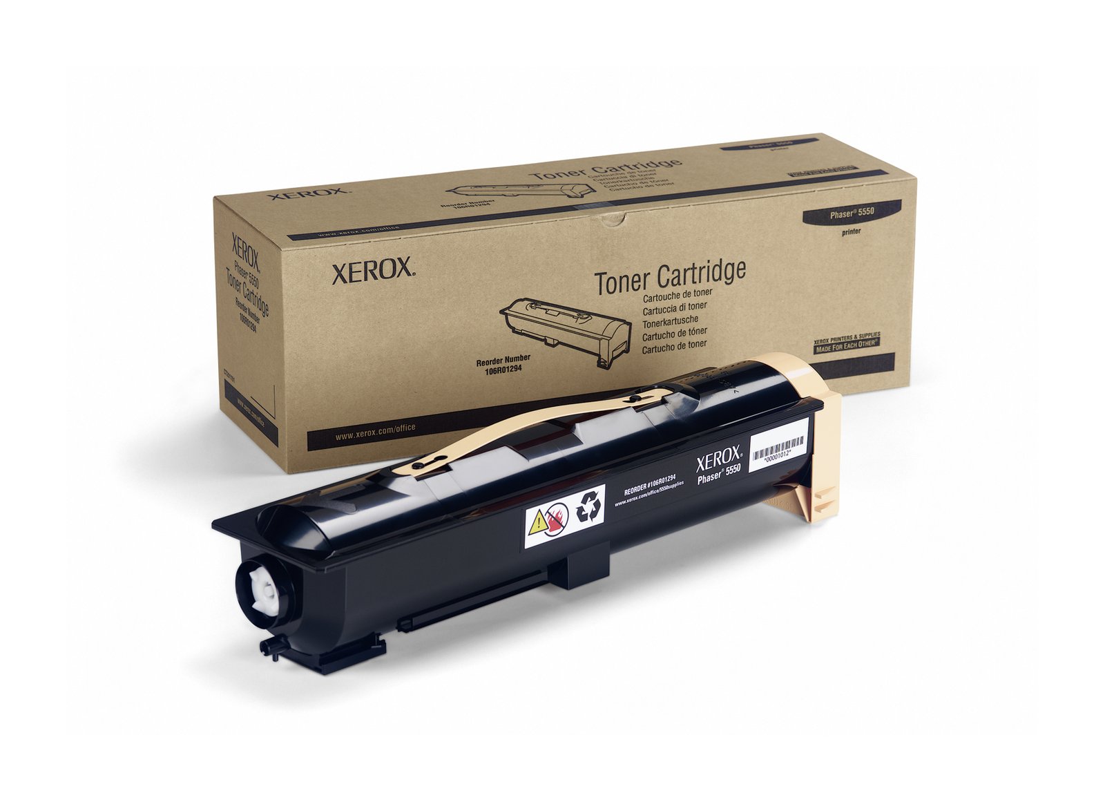 Xerox Genuine Phaser® 5550 Toner Cartridge - 106R01294 XER-106R01294