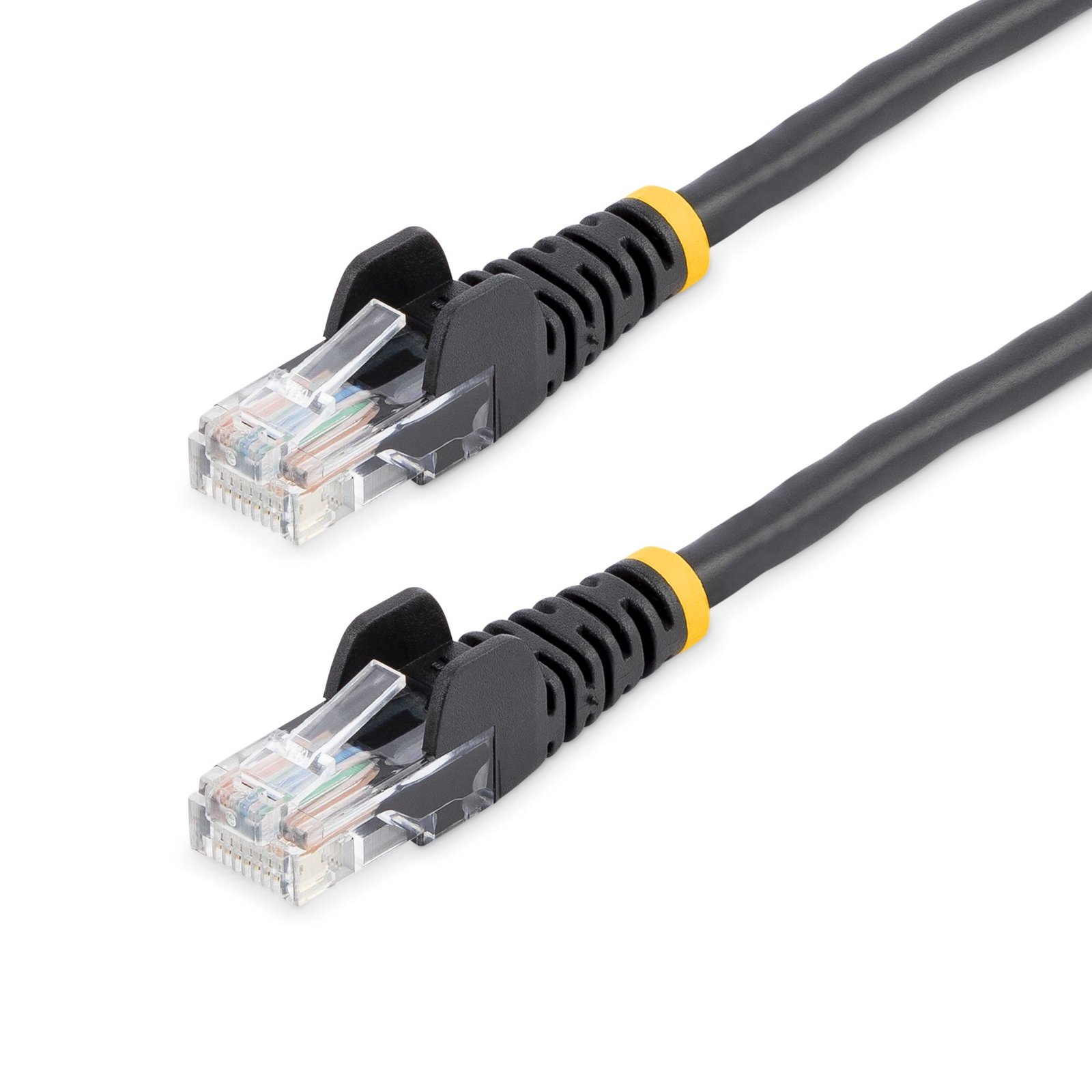 StarTech.com Cat5e Patch Cable with Snagless RJ45 Connectors - 15 ft, Black 45PATCH15BK