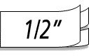 DYMO 1/2" Plastic Tape label-making D1 NWL-16952