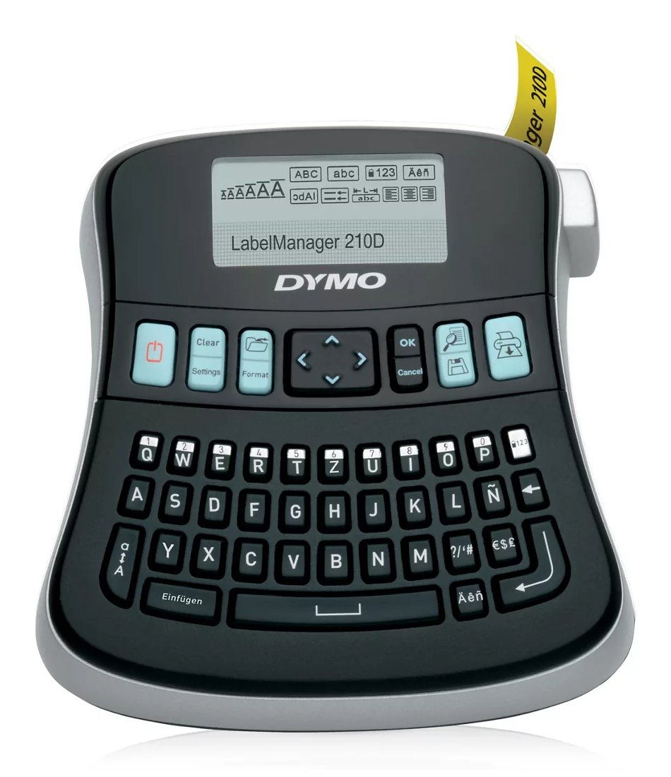DYMO LabelManager 210D label printer Thermal transfer 12 mm/sec Wireless D1 QWERTY NWL-1738976