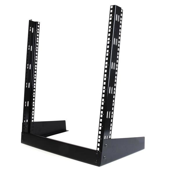 StarTech.com 12U 19" Desktop Open Frame Rack - 2 Post Free-Standing Network Switch Depth for Patch STA-RK12OD