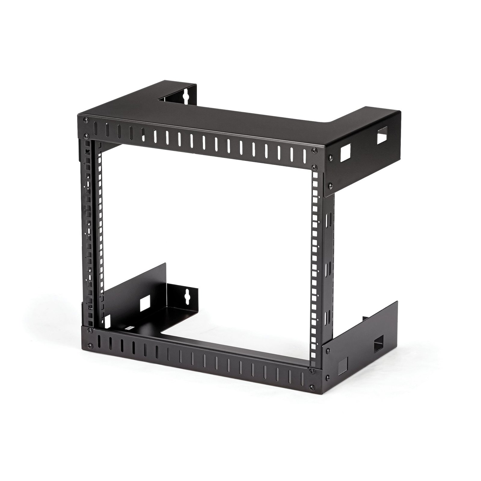 StarTech.com 2-Post 8U Heavy-Duty Wall-Mount Network Rack, 19" Open Frame Server 12" Deep, Wall STA-RK812WALLO