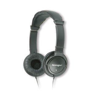 KENSINGTON COMPUTER K33137 headphones/headset Wired Music Black KEN-K33137