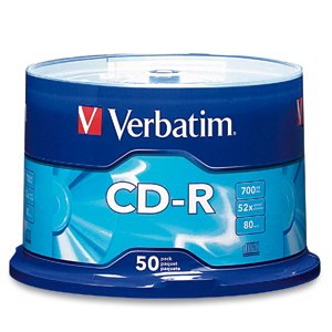VERBATIM AMERICAS LLC Standard 120mm CD-R Media 700 MB 52x 50 pc(s) VBM-94691