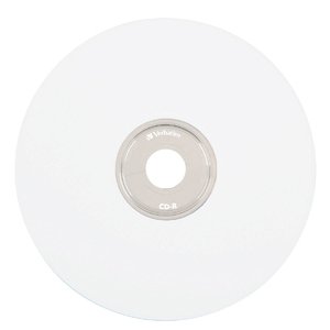 VERBATIM AMERICAS LLC CD-R 80MIN 700MB 52X White Inkjet Printable 100pk Spindle 100 pc(s) VBM-95251