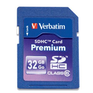 VERBATIM AMERICAS LLC Premium SDHC Card™ 32GB VBM-96871