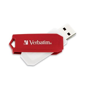 VERBATIM AMERICAS LLC Store 'n' Go® Swivel USB Drive - 32GB flash Type-A 2.0 Red VBM-96806