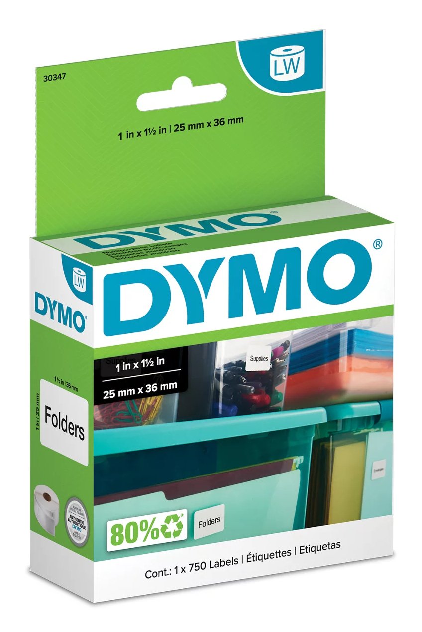 DYMO 30347 printer label White Self-adhesive NWL-30347