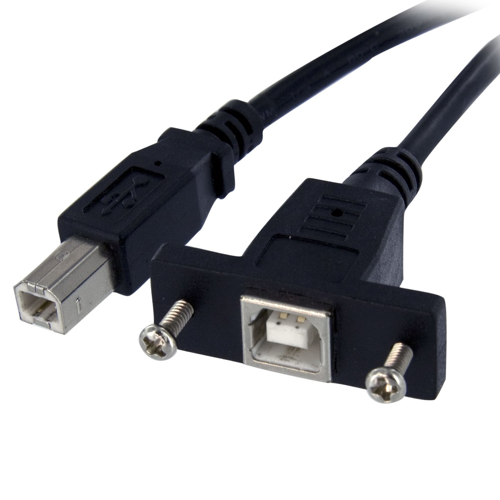 StarTech.com 1 ft Panel Mount USB Cable B to - F/M STA-USBPNLBFBM1