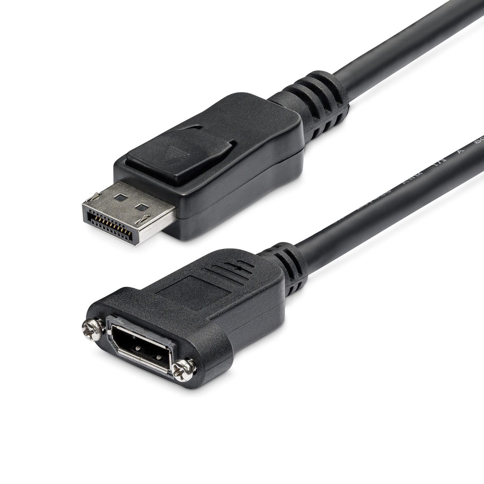StarTech.com 3ft (91cm) Panel Mount DisplayPort Cable - 4K x 2K - 1.2 Extension Male to Female - DP STA-DPPNLFM3