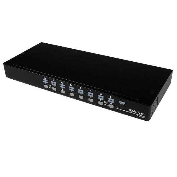 StarTech.com 16 Port 1U Rackmount USB KVM Switch with OSD - TAA STA-SV1631DUSBU