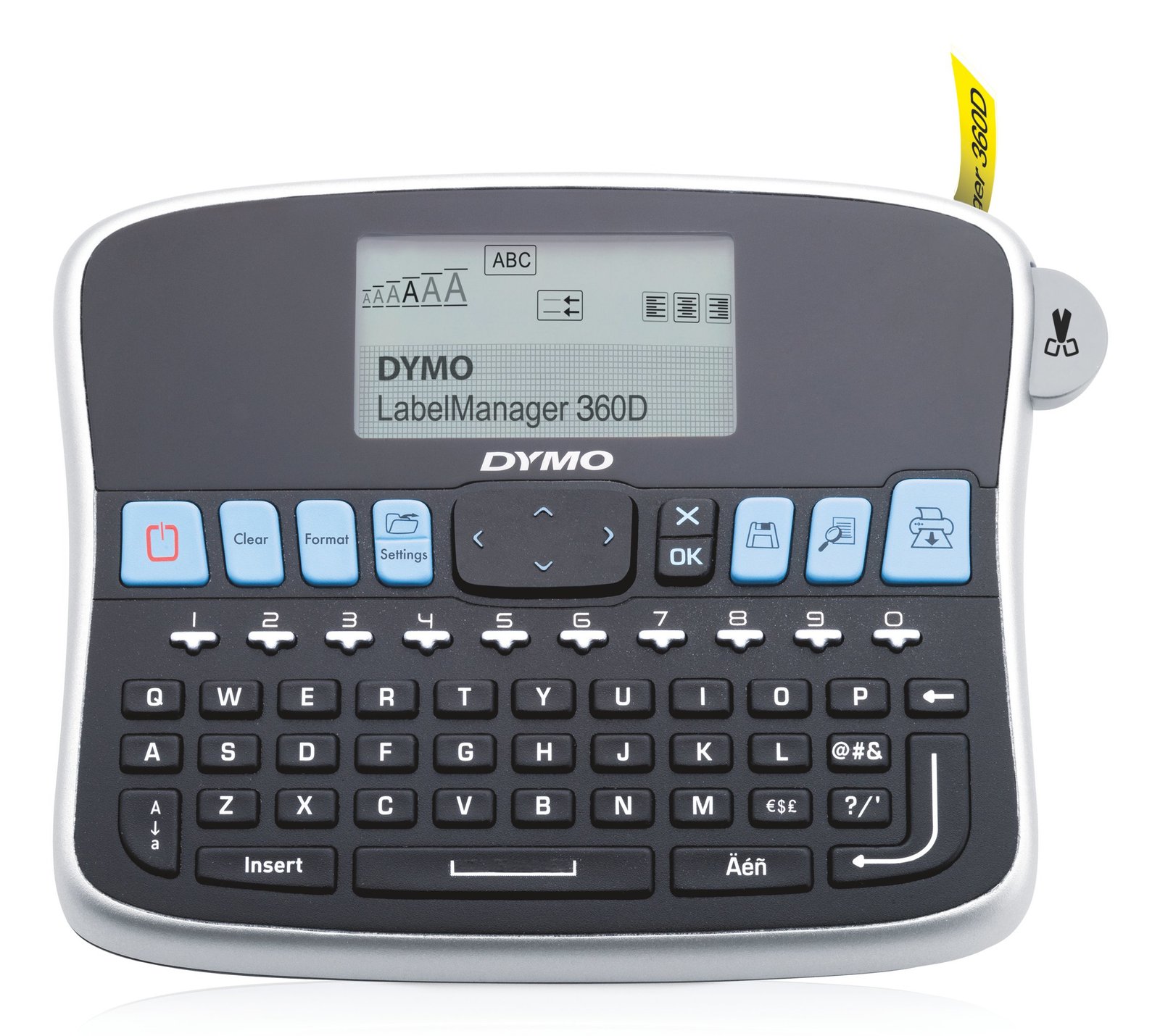 DYMO LabelManager 360D label printer Thermal transfer 180 x DPI 12 mm/sec D1 QWERTY NWL-1754488