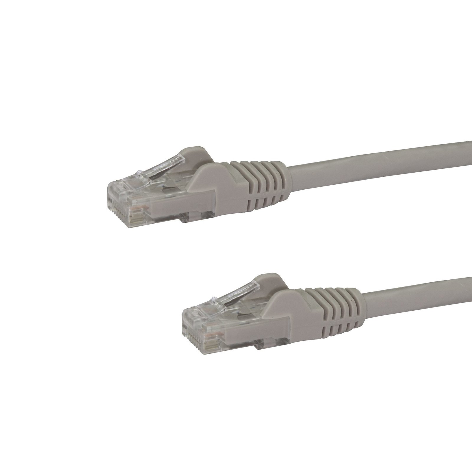 StarTech.com 15ft CAT6 Ethernet Cable - Gray CAT 6 Gigabit Wire -250MHz 100W PoE RJ45 UTP STA-N6PATCH15GR