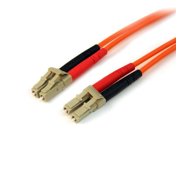 StarTech.com 10m Fiber Optic Cable - Multimode Duplex 50/125 - LSZH Jumper Cord - LC/LC STA-50FIBLCLC10