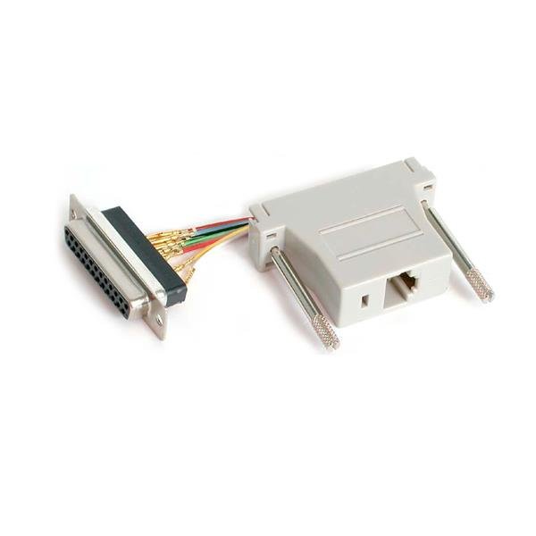 StarTech.com DB25 to RJ45 Modular Adapter - F/F STA-GC258FF