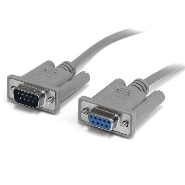 StarTech.com 10 ft DB9 RS232 Serial Null Modem Cable F/M STA-SCNM9FM