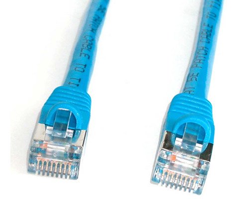 StarTech.com 25 ft Cat5e Blue Snagless Shielded RJ45 STP Cat 5e Patch Cable - 25ft Cord STA-S45PATCH25BL