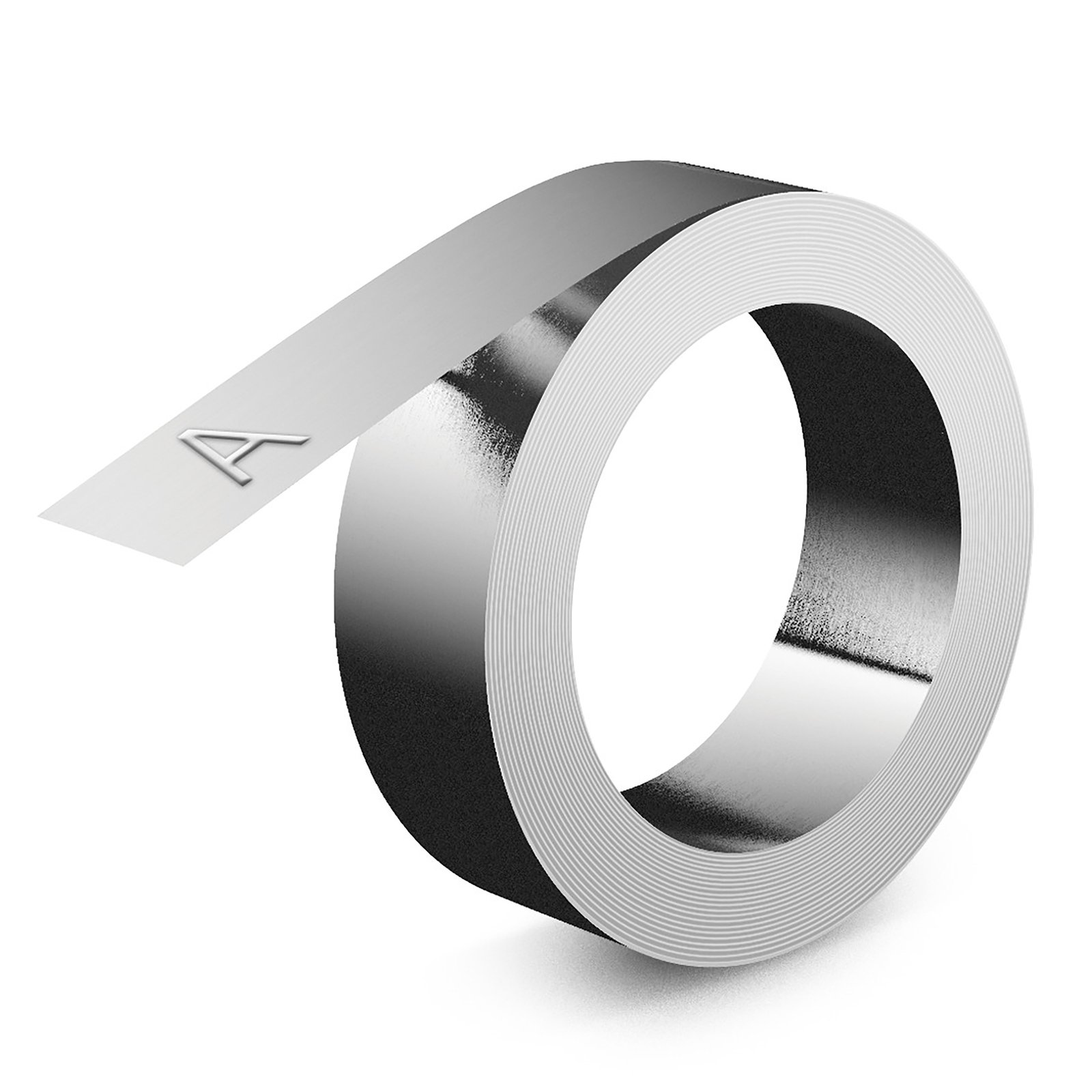 DYMO Non-Adhesive Aluminium Embossing Tape | 12 mm x 4.8 m | Compatible with the Rhino M1011 NWL-31000