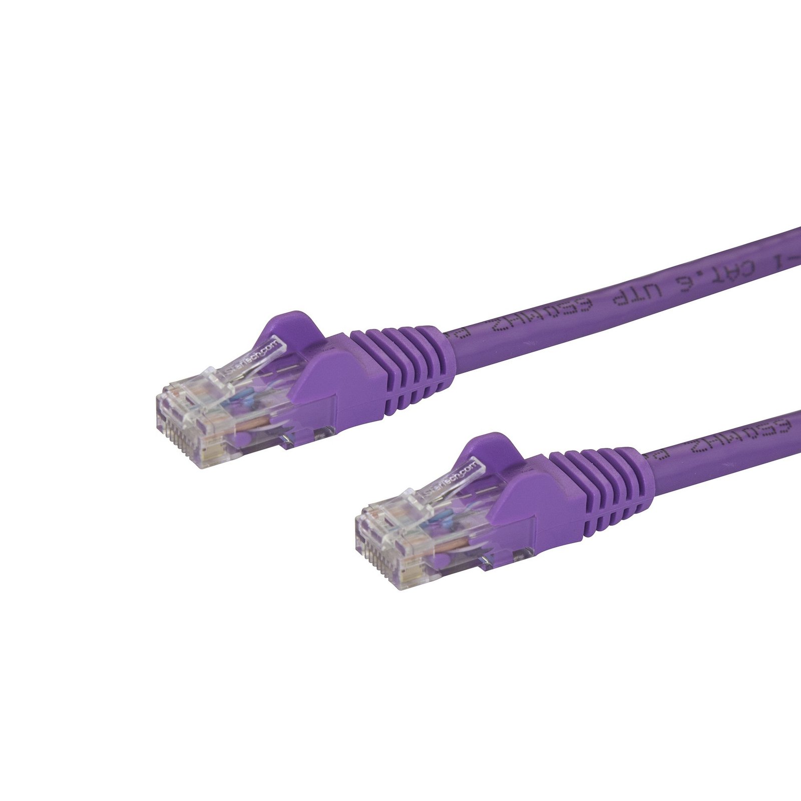 StarTech.com 75ft CAT6 Ethernet Cable - Purple CAT 6 Gigabit Wire -250MHz 100W PoE RJ45 UTP STA-N6PATCH75PL