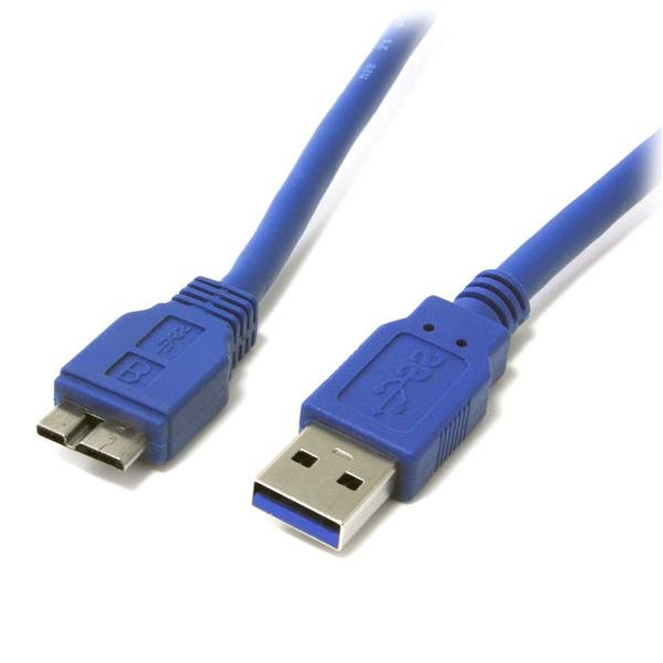StarTech.com 3 ft SuperSpeed USB 3.0 Cable A to Micro B STA-USB3SAUB3