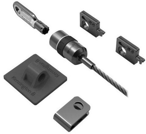 KENSINGTON COMPUTER Desktop & Peripherals Locking Kit - Administrator-only access – (Single Key) KEN-K64617