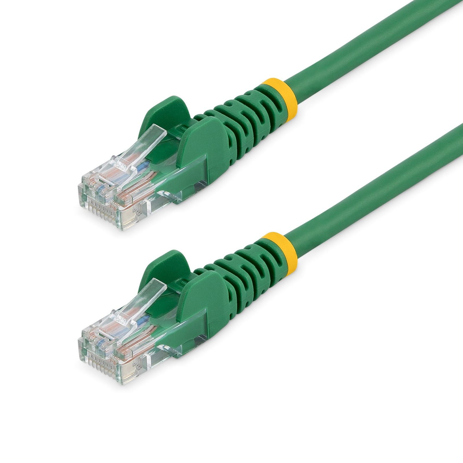 StarTech.com Cat5e Patch Cable with Snagless RJ45 Connectors - 15 ft, Green STA-45PATCH15GN