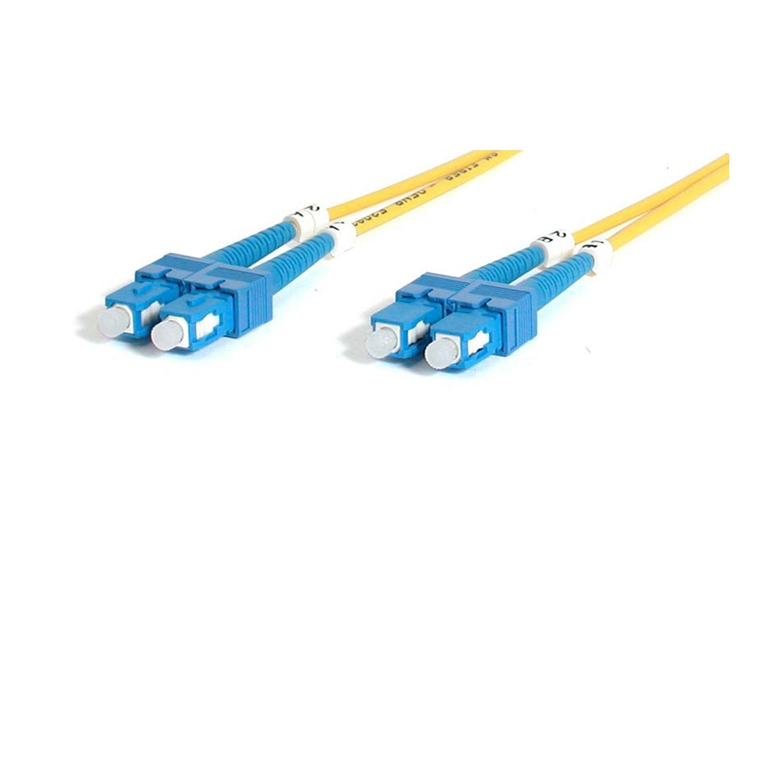 StarTech.com Fiber Optic Cable - Single-Mode Duplex 9/125 - LSZH - SC/SC - 2 m STA-SMFIBSCSC2