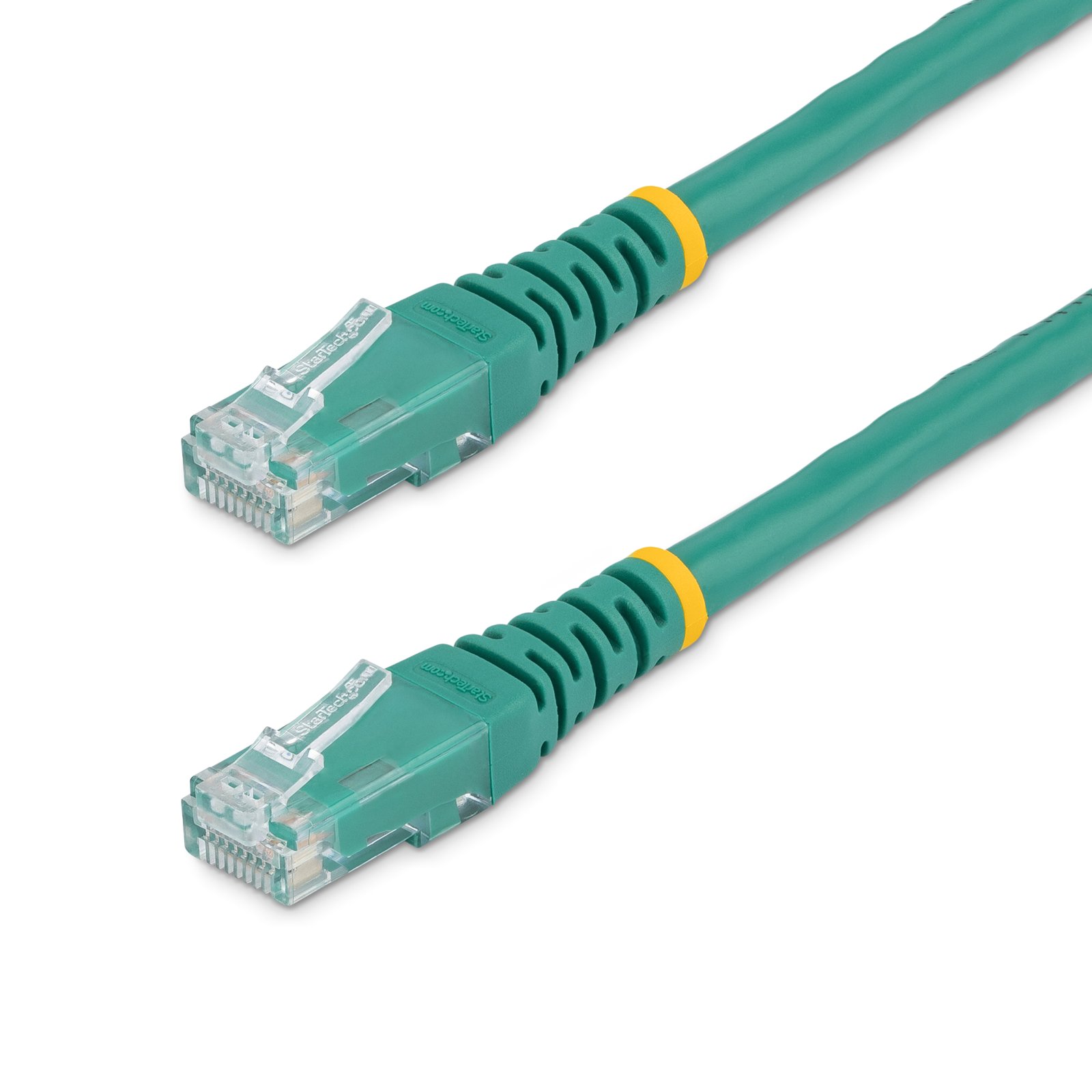 StarTech.com 20ft CAT6 Ethernet Cable - Green CAT 6 Gigabit Wire -250MHz 100W PoE RJ45 UTP Molded STA-C6PATCH20GN