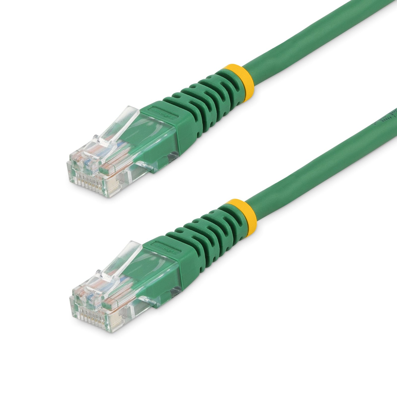 StarTech.com Cat5e Patch Cable with Molded RJ45 Connectors - 1 ft. - Green STA-M45PATCH1GN