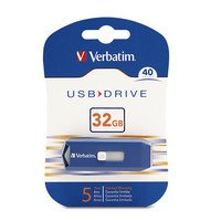 VERBATIM AMERICAS LLC 97408 USB flash drive 32 GB Type-A 2.0 Blue VBM-97408