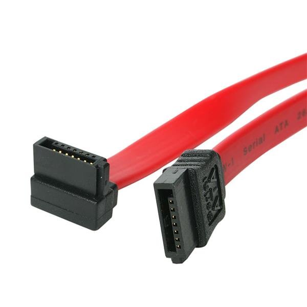 StarTech.com 12in SATA to Right Angle Serial ATA Cable STA-SATA12RA1