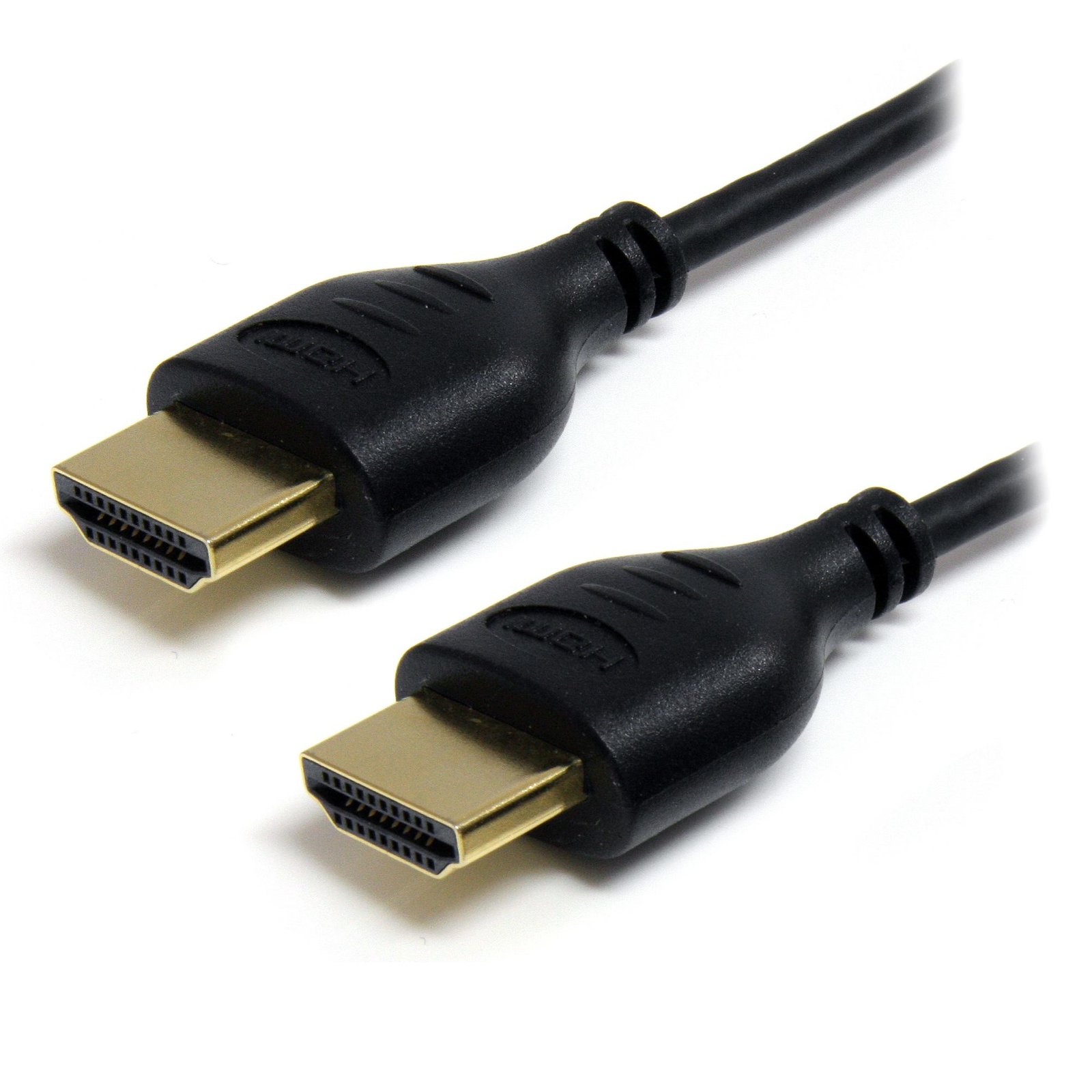 StarTech.com 6ft (1.8m) Slim HDMI Cable, 4K High Speed with Ethernet, 30Hz UHD Cord, 10.2 Gbps STA-HDMIMM6HSS