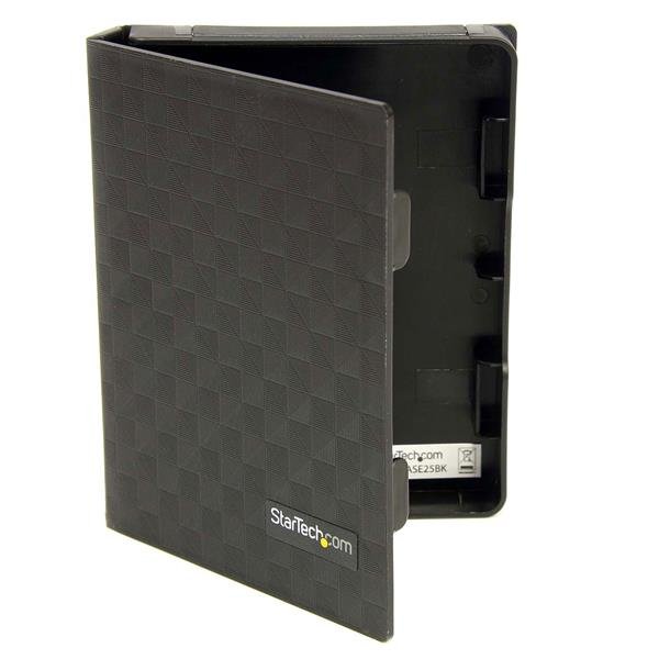 StarTech.com 2.5in Anti-Static Hard Drive Protector Case - Black (3pk), TAA-Compliant STA-HDDCASE25BK