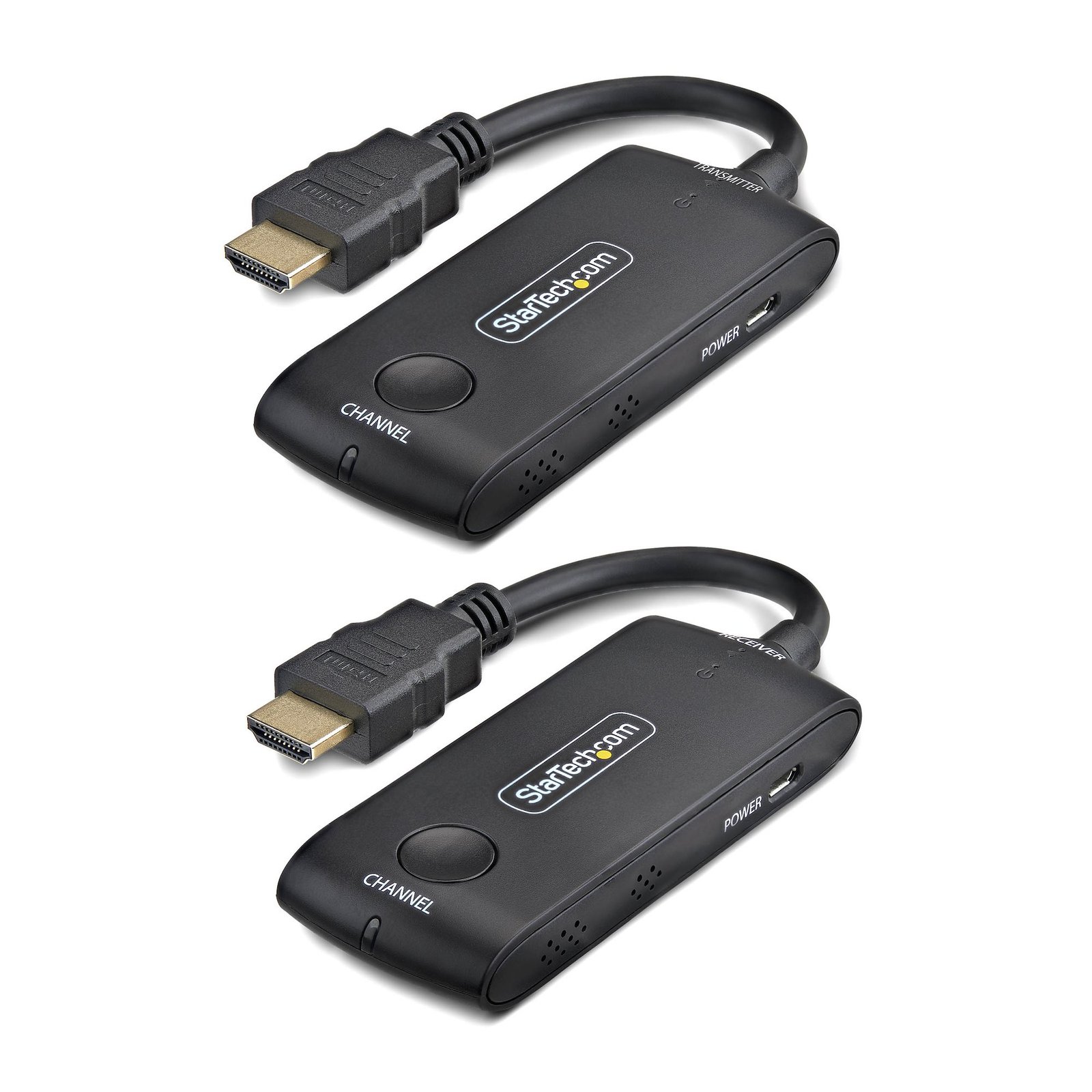 StarTech.com Wireless HDMI Extender for Meeting Rooms and Huddle Spaces, 4K 60Hz, 65ft Range, USB 4KHDMI-WIRELESS-65FT