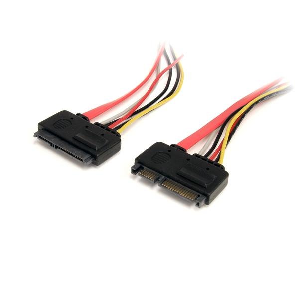 StarTech.com 12in 22 Pin SATA Power and Data Extension Cable STA-SATA22PEXT