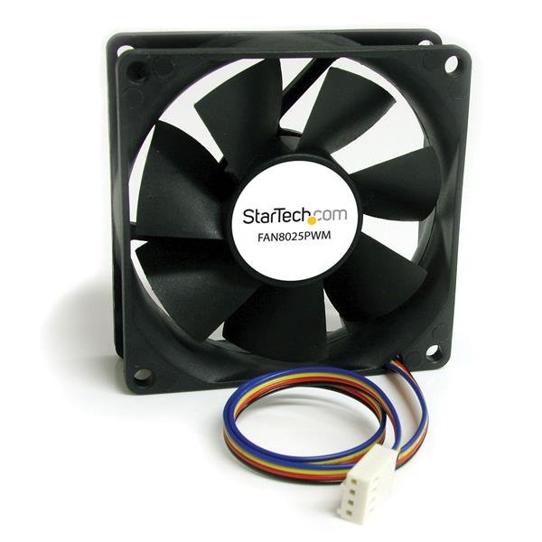 StarTech.com 80x25mm Computer Case Fan with PWM – Pulse Width Modulation Connector STA-FAN8025PWM