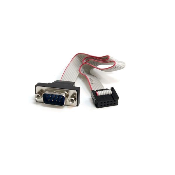 StarTech.com 16in 9 Pin Serial Male to 10 Motherboard Header Panel Mount Cable STA-PNL9M16