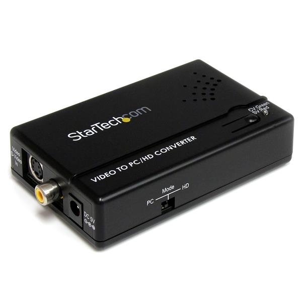 StarTech.com Composite and S-Video to VGA Video Scan Converter - TAA STA-VID2VGATV2