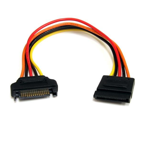 StarTech.com 8in 15 pin SATA Power Extension Cable STA-SATAPOWEXT8