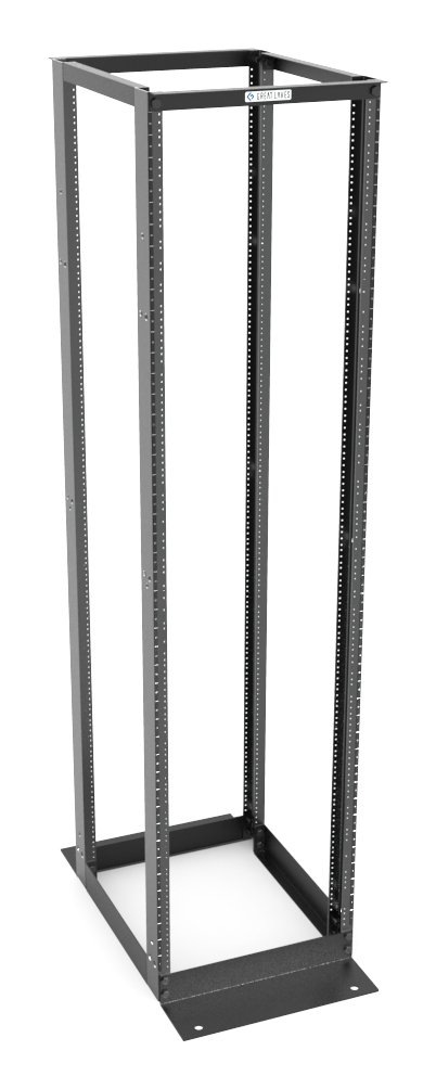 Vertiv Frame Rack 4-Post 45U Freestanding Black 4P-45U24-B-1224