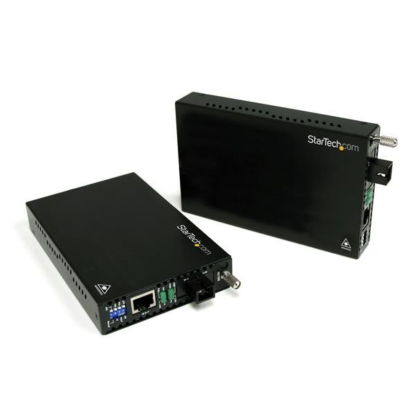StarTech.com 10/100 Mbps Ethernet Single Mode WDM Fiber Media Converter Kit SC 20km STA-ET90110WDM2