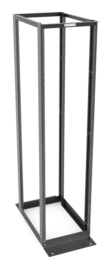 Vertiv Frame Rack 4-Post 45U Freestanding Black 4P-45U29-B-1224