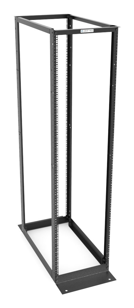 Vertiv Frame Rack 4-Post 45U Freestanding Black 4P-45U36-B-SQM6