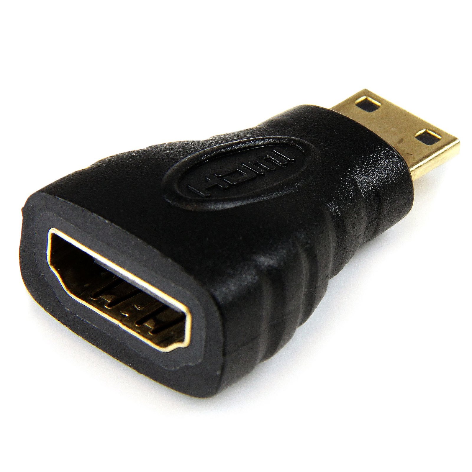 StarTech.com Mini HDMI to Adapter - 4K High Speed - 30Hz Ultra HD - 1.4 - Gold Plated Connectors - STA-HDACFM