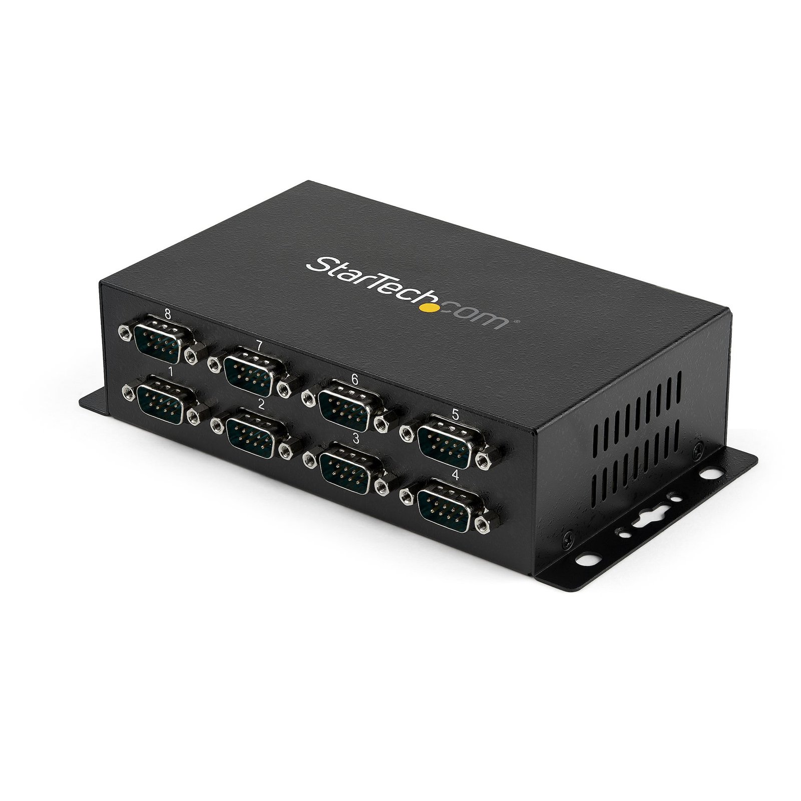 StarTech.com 8 Port USB to DB9 RS232 Serial Adapter Hub – Industrial DIN Rail and Wall Mountable - STA-ICUSB2328I