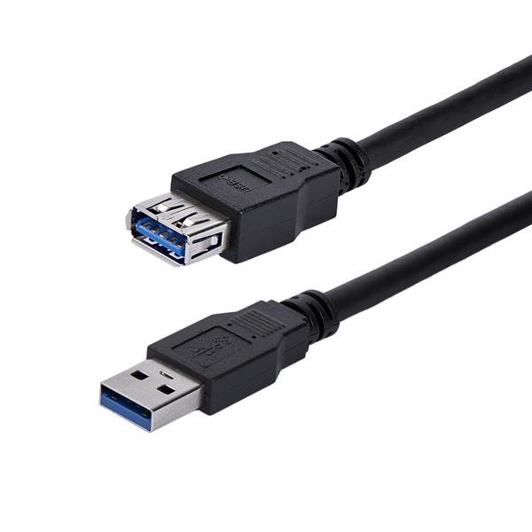 StarTech.com 1m Black SuperSpeed USB 3.0 (5Gbps) Extension Cable A to - M/F STA-USB3SEXT1MBK