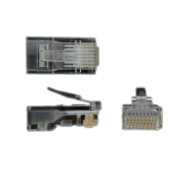 StarTech.com Cat 5e RJ45 Solid Modular Plug Connector - 50 Pack STA-CRJ45SOL50PK