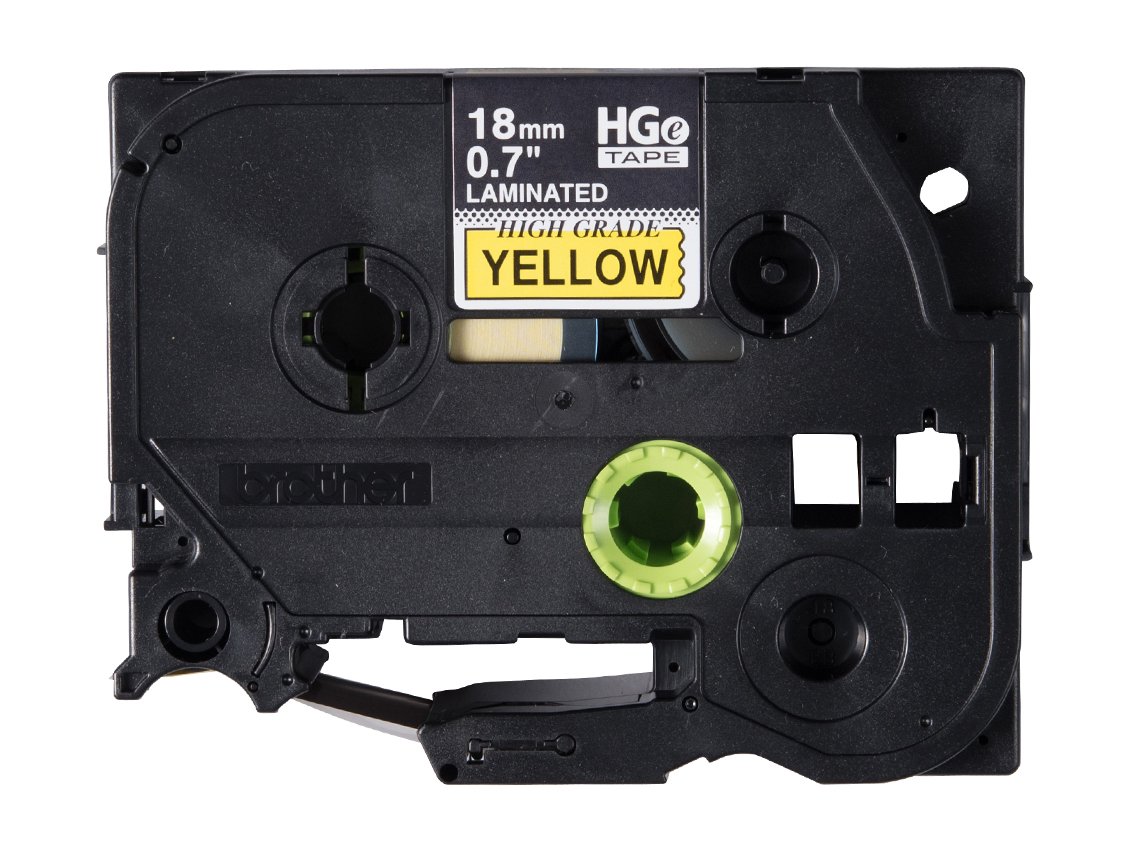 BROTHER INTERNATIONAL CORPORAT HGE6415PK label-making tape Black on yellow BMS-HGE6415PK