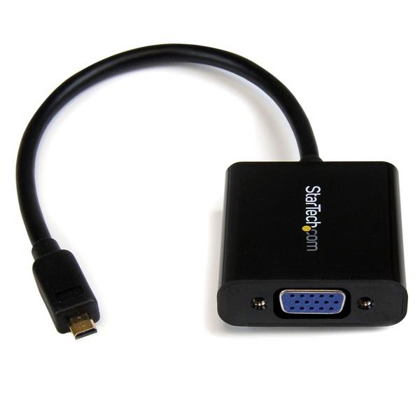StarTech.com Micro HDMI to VGA Adapter Converter for Smartphones / Ultrabook / Tablet - 1920x1080 STA-MCHD2VGAE2