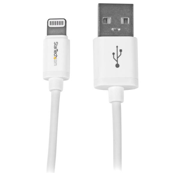 StarTech.com 1 m (3 ft.) USB to Lightning Cable - iPhone / iPad / iPod Charger - High Speed STA-USBLT1MW